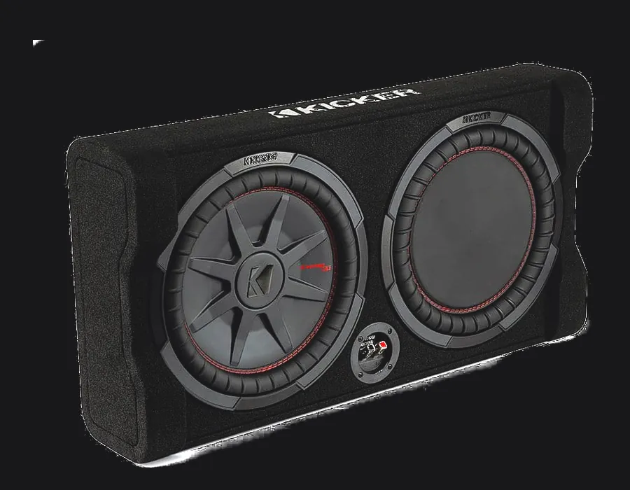 Kicker thin dual 12 truck enclosure
